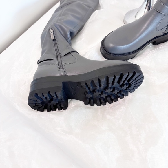 GUESS Women's Gray Frazer Over-The-Knee Boot 7M - Picture 4 of 9